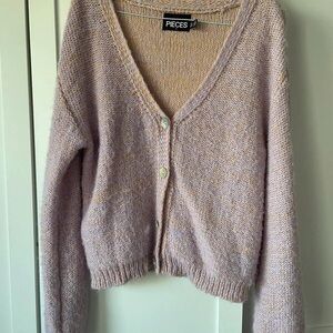 Women's Soft Lilac Cardigan
